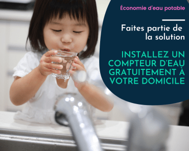Installation gratuite de compteurs d’eau chez les citoyens volontaires