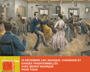 Les Dimanches culturels à la Vieille caserne | 15 décembre