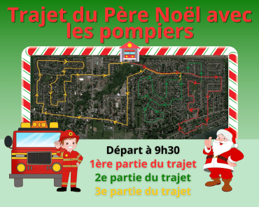 Le Père Noël avec les pompiers | 21 décembre