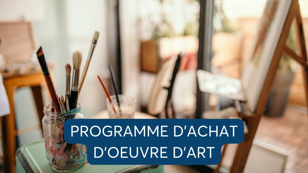 Programme d'achat d'oeuvre d'art